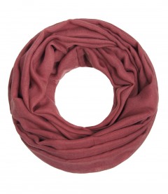 Loop Schal - einfarbig, marsala