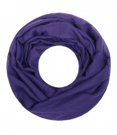 Loop Schal - einfarbig, lila
