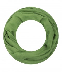 Loop Schal, schmal - einfarbig, grün