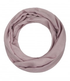 Loop Schal, schmal - einfarbig, mauve