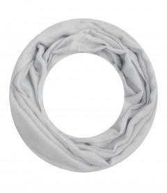 Loop Schal, schmal - einfarbig, hellgrau