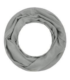 Loop Schal, schmal - einfarbig, grau