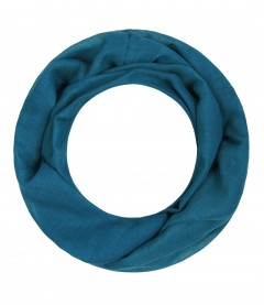 Loop Schal, schmal - einfarbig, petrol