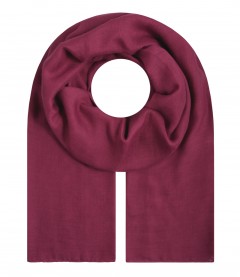 Damen Halstuch, XL - einfarbig, beere