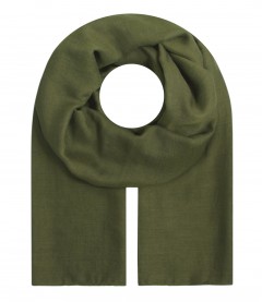 Damen Halstuch, XL - einfarbig, dark olive
