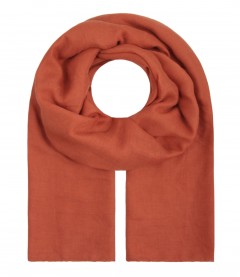 Damen Halstuch, XL - einfarbig, rost