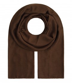 Damen Halstuch, XL - einfarbig, braun