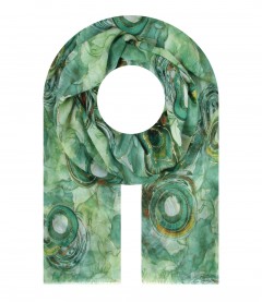 Schal, grün