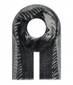 Schal, schwarz
