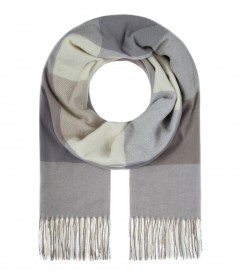 Schal, creme