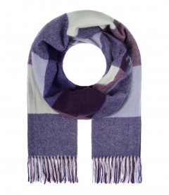 Schal, lila