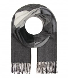 Schal, schwarz