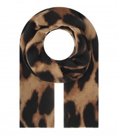 Schal, braun