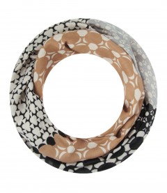 Loop Schal, schmal, schwarz