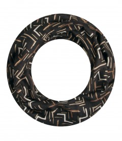 Loop Schal, schmal, schwarz