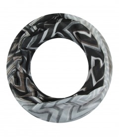 Loop Schal, schmal, schwarz