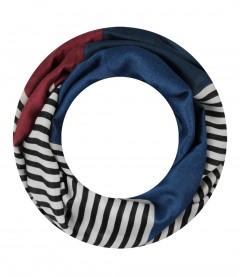 Loop Schal, schmal, blau