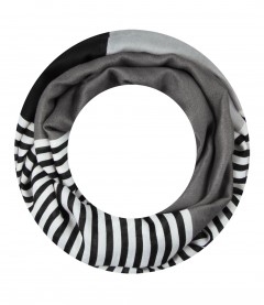 Loop Schal, schmal, schwarz