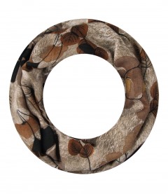 Loop Schal, schmal, braun