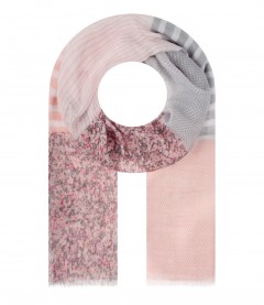Schal, rosa