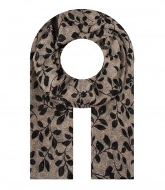 Damen Halstuch, schmal, schwarz