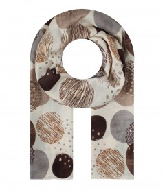 Damen Halstuch, schmal, beige