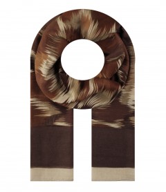 Damen Halstuch, schmal, braun