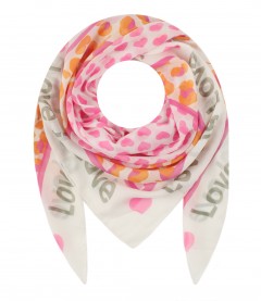 Schal, pink