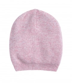 Basic Beanie Mütze - Feinstrick, rosa