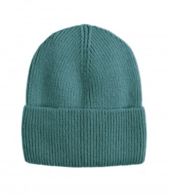Basic Beanie Mütze - Feinstrick, petrol