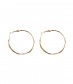 Creolen - Blatt, gold