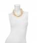 Statementkette - Mesh, creme