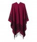 Majea Damen Poncho, rot