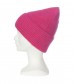 Basic Beanie Mütze - Feinstrick, pink