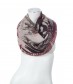 Damen Loop Schal - Zebra, rot