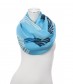 Damen Loop Schal, blau