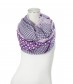 Damen Loop Schal, lila