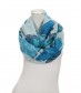 Damen Loop Schal, blau