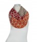 Damen Loop Schal, rot