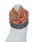 Damen Loop Schal, orange
