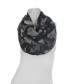 Damen Loop Schal, schwarz