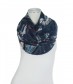 Damen Loop Schal, blau