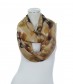 Damen Loop Schal, schmal, gelb