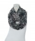 Damen Loop Schal, schwarz