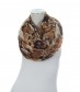 Damen Loop Schal, beige