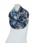 Damen Loop Schal, blau