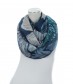 Damen Loop Schal, blau