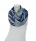 Damen Loop Schal, blau