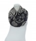Damen Loop Schal, schwarz