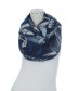 Damen Loop Schal, blau